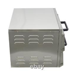 220V 3KW Commercial Double-deck Pizza Electric Oven Bread Maker Toaster