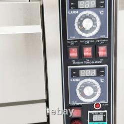 220V 3PH 19.8KW Commercial Electric Triple Pizza Oven 400? 6-Sheet