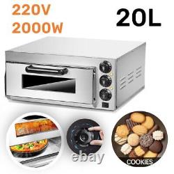 220V Air Fryer Pizza Oven Electric Single-deck Oven Countertop Toaster New