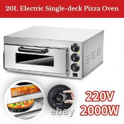 220V Air Fryer Pizza Oven Electric Single-deck Oven Countertop Toaster New