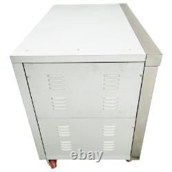 220V Commercial Doubledecker Pizza Electric Oven Independent Temperature Control
