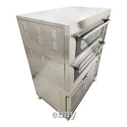 220V Commercial Triple Pizza Oven with Fermentation Tank 20? 400? With 12 Trays