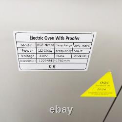 220V Commercial Triple Pizza Oven with Fermentation Tank 20? 400? With 12 Trays
