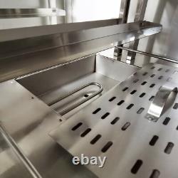 220V Commercial Triple Pizza Oven with Fermentation Tank 20? 400? With 12 Trays