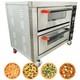 220v Portable Commercial Double Layer Pizza Oven 20? -350? Bakery Oven