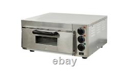 23 W 1760 Watt Single Deck Commercial Countertop Pizza Oven