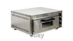 23 W 1760 Watt Single Deck Commercial Countertop Pizza Oven