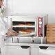 28 Electric 240 Volt Stainless Steel Double Deck Countertop Pizza / Bakery Oven