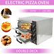 3000w Electric Pizza Oven Twin Deck Kitchen Commercial Baking Oven Catering