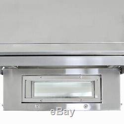 3000W Electric Pizza Oven Twin Deck Kitchen Commercial Baking Oven Catering