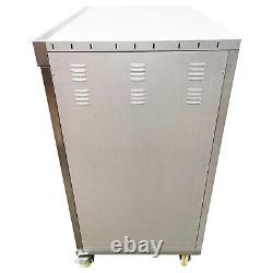 33 220V 3PH 27HP Commercial Floor Type Electric Pizza Oven 3 Deck with Timing