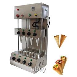 4 Heads Commercial Electric Pizza Cone Forming Machine 110V 2600W Bakery Dessert