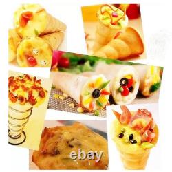 4 Heads Commercial Electric Pizza Cone Forming Machine 110V 2600W Bakery Dessert