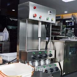 4 Heads Commercial Electric Pizza Cone Forming Machine 110V 2600W Bakery Dessert