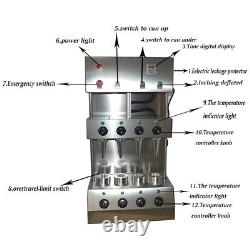 4 Heads Commercial Electric Pizza Cone Forming Machine 110V 2600W Bakery Dessert