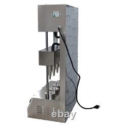 4 Heads Commercial Electric Pizza Cone Forming Machine 110V 2600W Bakery Dessert