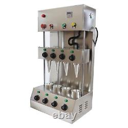 4 Heads Commercial Electric Pizza Cone Forming Machine 110V 2600W Bakery Dessert