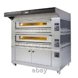 AMPTO P150G A2 79 Gas Pizza Deck Oven, Double Deck