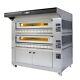 Ampto P150g A2 79 Gas Pizza Deck Oven, Double Deck