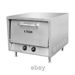 Adcraft PO-18 Double-Deck Electric Pizza Oven with 18 Deck Width, 2 Removable