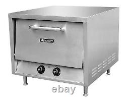 Adcraft PO-18 Stackable Countertop Pizza Oven With 2 -18in Stone Decks