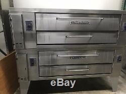 BAKERS PRIDE Y602 Doublestack Pizza Deck Gas Oven Natural Gas -Or Propane