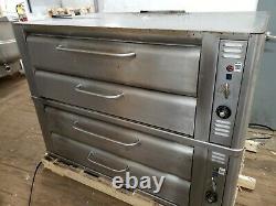 BLODGETT 961 NATURAL DECK GAS DOUBLE PIZZA OVEN #m126