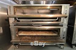 BLODGETT Double Pizza Deck Oven & Draft Diverter Natural Gas 170,000 BTU