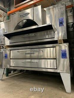 Baker's Pride Y-600 Deck Pizza Oven Double Stack