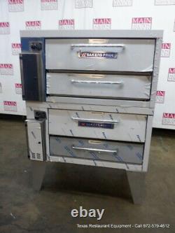 Bakers Pride 152 Gas Double Deck Pizza Oven Deck with Stone & Legs