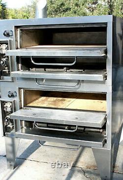 Bakers Pride 252 GAS Pizza Ovens SUPER DECK Double Deck Stacked 36 4 MOS OLD