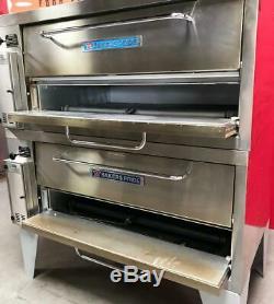 Bakers Pride 3152 Double Deck Gas 300° 650° Restaurant Kitchen Pizza Oven