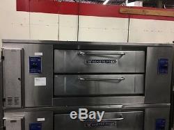 Bakers Pride DS-805 48 Double Stack Gas Pizza Deck Oven 7 Height Refurb