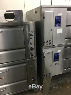 Bakers Pride DS-805 48 Double Stack Gas Pizza Deck Oven 7 Height Refurb