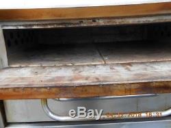 Bakers Pride DS 990 Commercial 48 x 36 Double Deck Pizza Oven 140,000 BTU