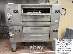 Bakers Pride DS805 Pizza & Bakery Ovens Double Stack Nat Gas