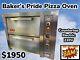 Bakers Pride Double Deck Countertop Electric Pizza Deck Oven