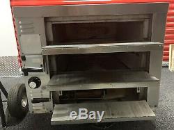 Bakers Pride GP61 Double Deck Nat Gas Stone Pizza Ovens