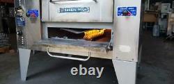 Bakers Pride GS805 Double Deck Pizza Oven Nat Gas Tested Works Good with Live Pics