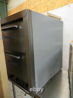 Bakers Pride P44-BL Countertop Pizza/Pretzel Oven Double Deck, 208v/1ph