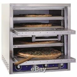 Bakers Pride P46S Countertop Pizza/Pretzel Oven Double Deck, 208V, 3 Phase