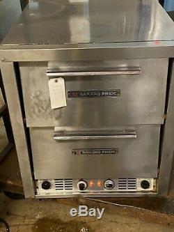 Bakers Pride P46S Electric Countertop Bake and Roast / Pizza Oven Double deck