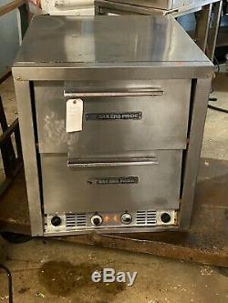 Bakers Pride P46S Electric Countertop Bake and Roast / Pizza Oven Double deck