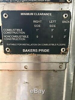Bakers Pride Super Deck Double Pizza Oven Model #y8000