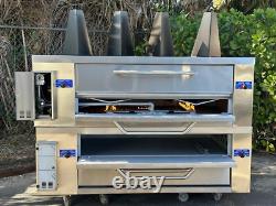 Bakers Pride Y 600 Double Deck Gas Pizza Oven