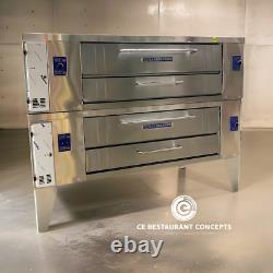 Bakers Pride Y-602 Pizza Oven Double Deck