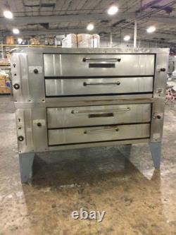 Bakers Pride Y600 Gas Double Deck Pizza Oven With Stones