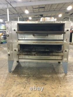 Bakers Pride Y600 Gas Double Deck Pizza Oven With Stones