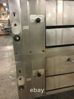 Bakers Pride Y600 Gas Double Deck Pizza Oven With Stones