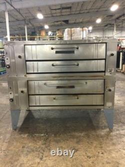 Bakers Pride Y600 Gas Double Deck Pizza Oven With Stones